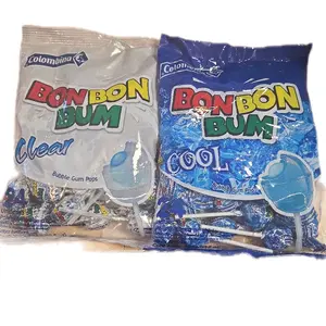 Duo Bon bon bum Colombina COOL - & Clear 24PK Candy Sweet Fruit Sugar Fruity Chewy Snack Bonbon