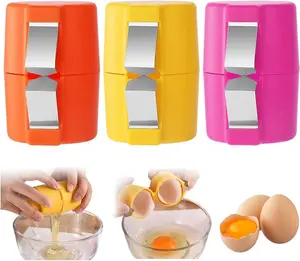 Egg Shell Opener,Separator for Raw Egg,2024 Upgraded Stainless Steel  Cutter Cracker Tool for Raw Eggs,Quickly Cutting Off Cooked Egg Kitchen Utensils