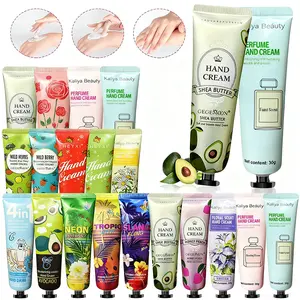 Colorful Fruit Hand Cream- Moisturizing Hand Cream for Women & Men - Random Scent - Daily Hydration & Nourishment - Compact & Convenient - Soothes Cracked Hands