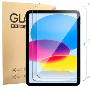 Screen Protector for iPad 11th 10th Generation (iPad A16 11-inch 2025/10.9 inch 2022), 2 Pack Tempered Glass for iPad 11/10 Gen, Case Friendly, Anti-Scratch, Touch Sensitive, Tablet Protector