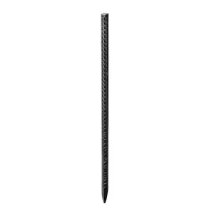 VEVOR 16-Pack 16-Inch Heavy-Duty Rebar Stakes, 0.45 in Diameter Straight Galvanized Steel Ground Anchors with Chisel Point End & Rust-Resistant Coating, Anchor Ties for Fence, Gardening Support