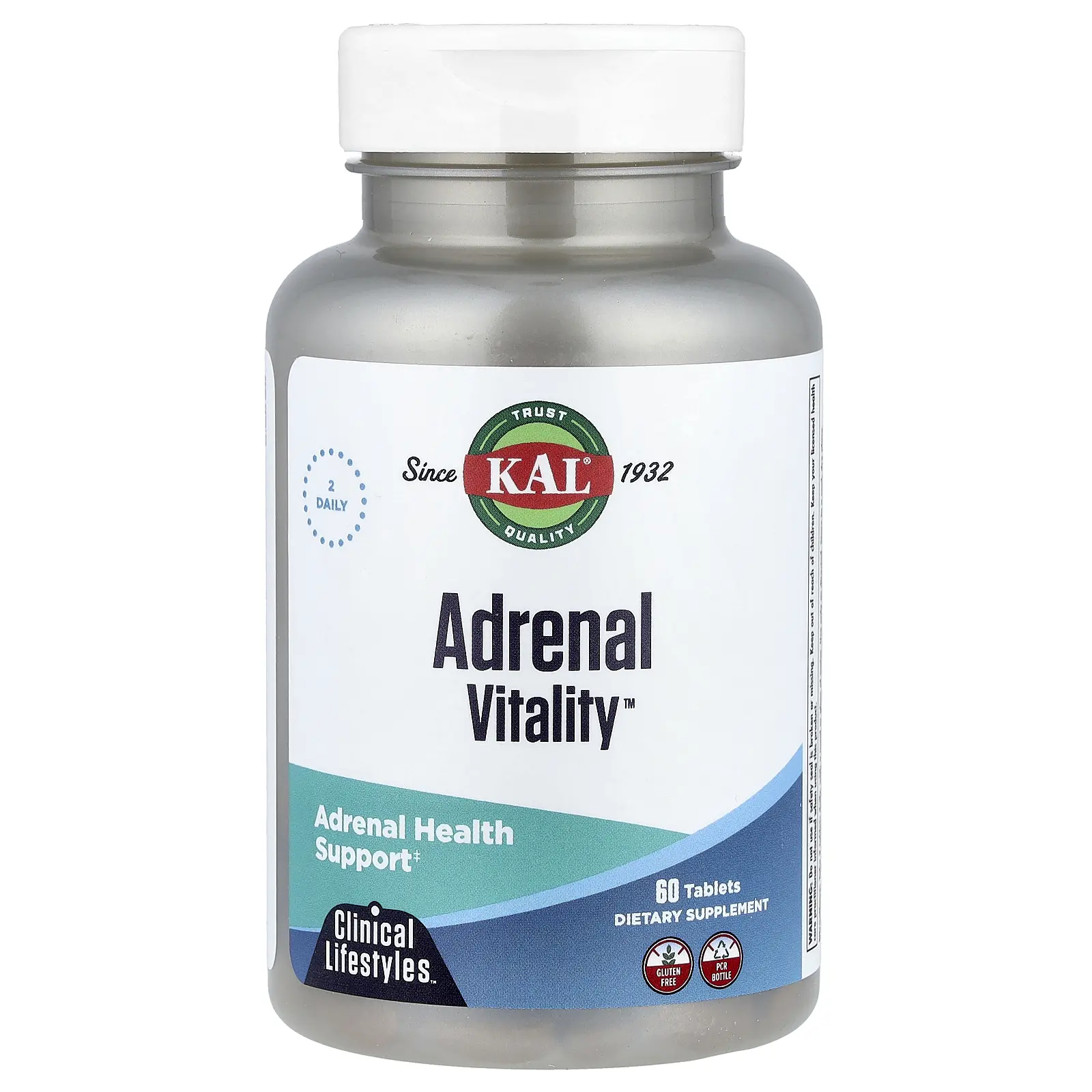 KAL Adrenal Vitality™, 60 Tablets