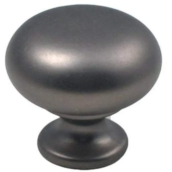 Rusticware 950WP Contemporary Weathered Pewter Doorknob, 10.25 in. Size, 1 1/4 in. Dimension, Coordinates with Other Rusticware Coordinating Cabinet and Appliance Accessories