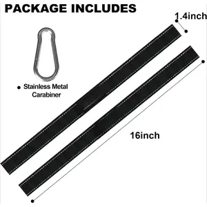 Battle Rope Anchor Strap Kit, Fit 1.5“/2" Battle Rope for Home Gym & Outdoor Workout