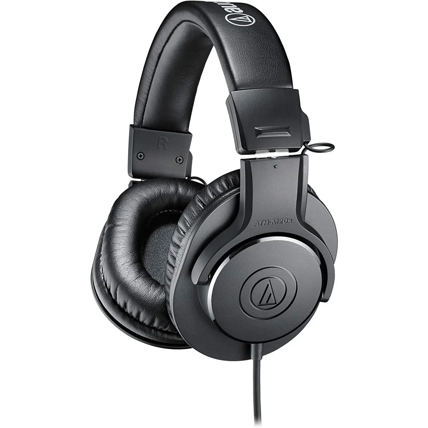 Audio-Technica ATH-M20x Professional Wired Noise Isolating Studio Monitor Headphones, Black, Cable-Included (AUD ATHM20X)
