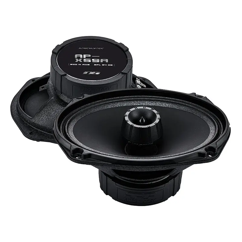 Apocalypse AP-X69A Car Coaxial Speaker Set - 6x9" Size, Pair, Boosted W, Optimized Sound Output