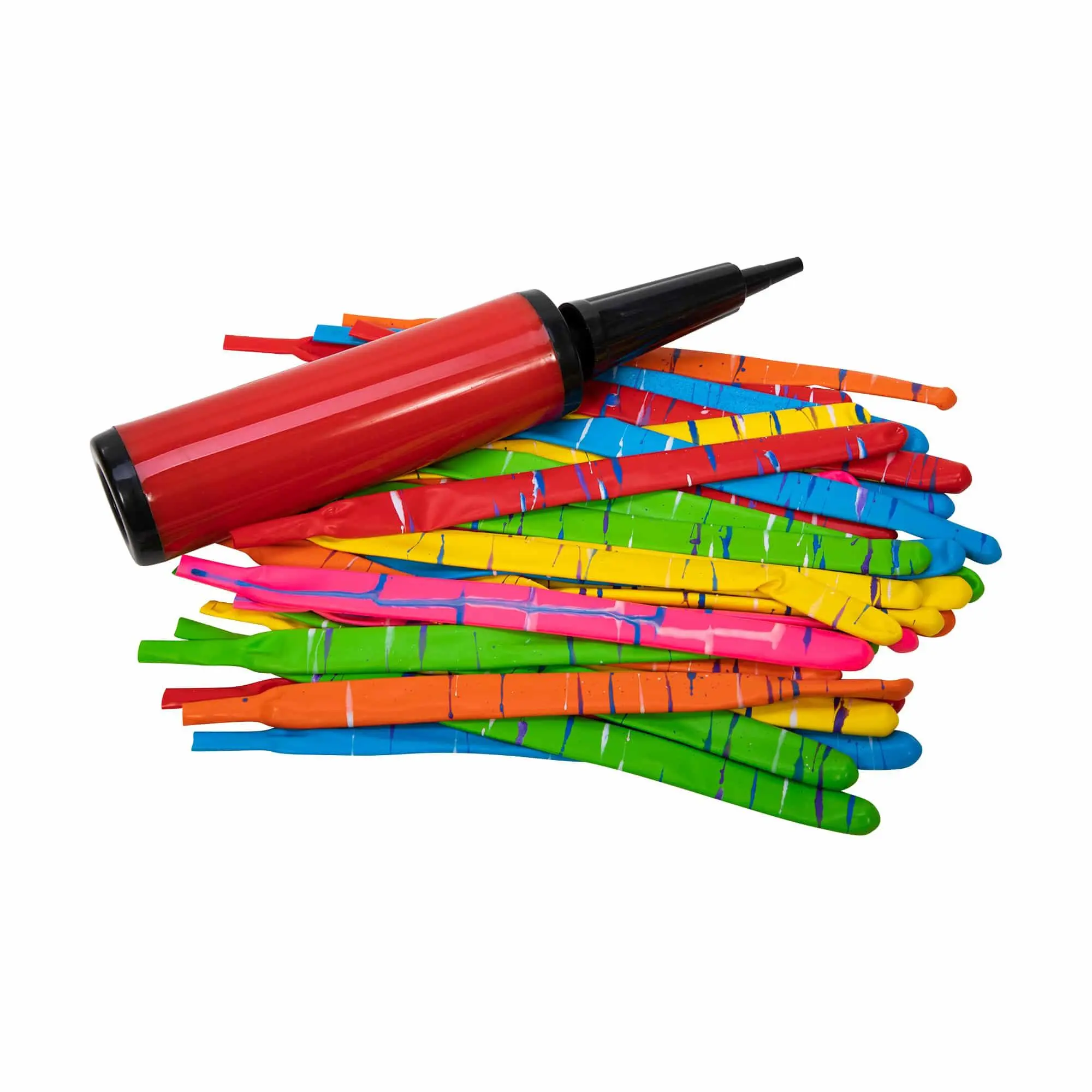 Schylling Rocket Balloons with Pump – 30 Multi-Colored Launch Balloons, Fun Outdoor & Indoor Game for Kids, Safe Non-Toxic Latex, Perfect Gift for Boys & Girls 3+