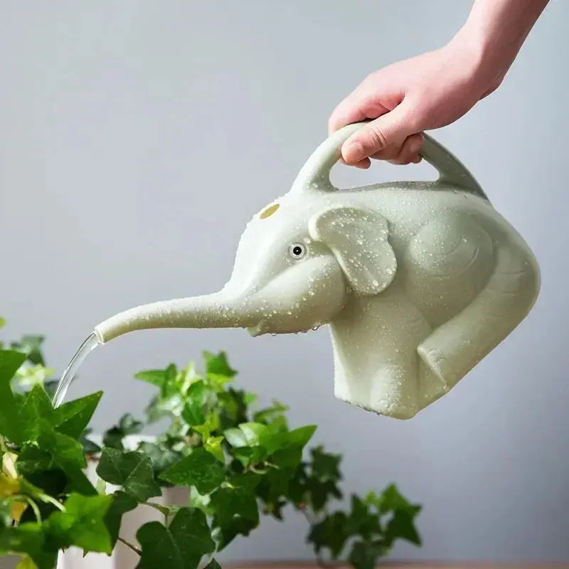 Cute Elephant - Shaped Watering Cans PP Pot