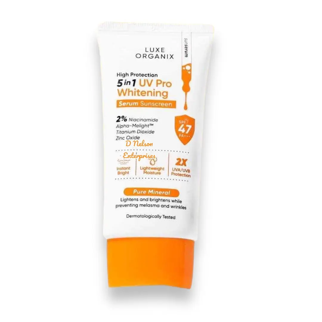 LUXE ORGANIX High Protection 5in1 UV Pro Brightening Serum Sunscreen 40g