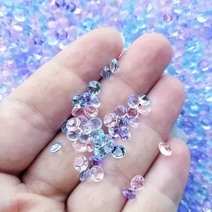 20g/1000pcs Transparent Sharp Bottom Artificial Diamonds, Wedding Nude Diamond, DIY Phone, Beauty Nails, Glittering Fake Nails, Art Clay, Synthetic Crystal Fillers