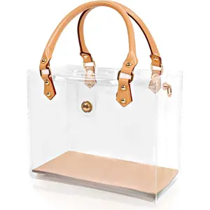 Clear PVC DIY Tote Bag Handbag Making Kit Handmade Gift Bag Craft Accessory Tool Set Birthday Holiday Gift Bag