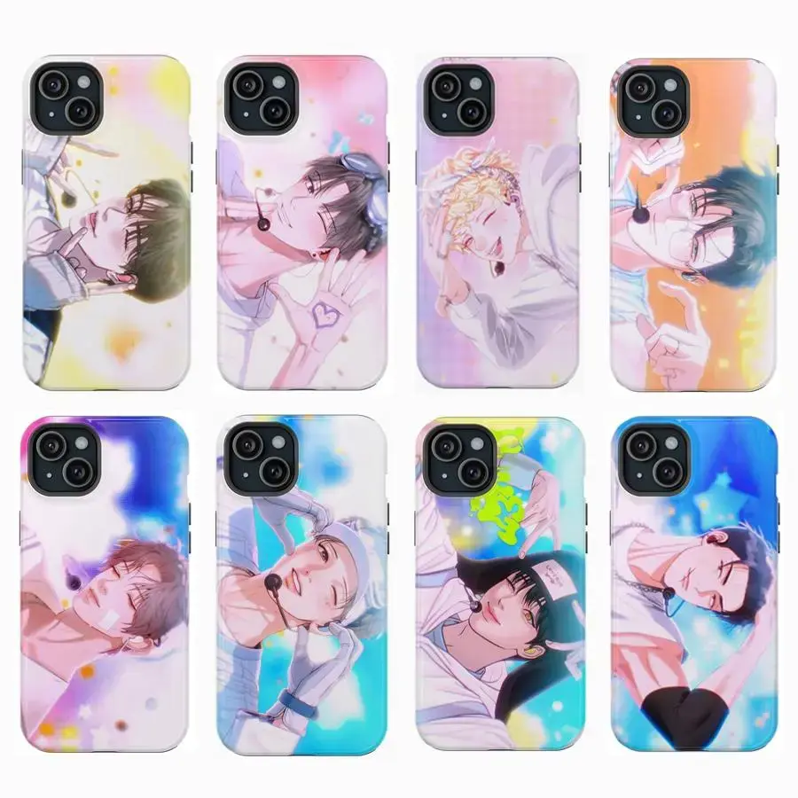 Y-SPAKLZZZ xLezhin Phone Case, The 1st SingleAlbum COMET Case for iPhone 17 16 15 14 13 12 11 Pro Max | BL Manhwa Webtoon Core Aesthetic Vibe Rugged Hybrid Shock Absorbent Shell Guard