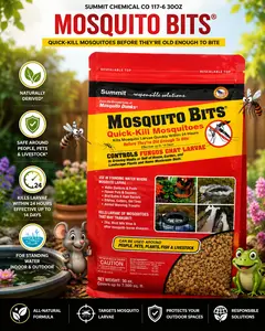 SUMMIT CHEMICAL CO 117-6 30oz Mosquito Bits, Home Pest Control Solution for Indoor Insect Management
