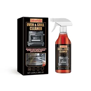 Jakehoe Oven Cleaner Foam, Automatic Grill Cleaner, Stove Rack Cleaning Agent, Odor Eliminator, Grease Remover, Kitchen Appliance Care, Effective Deodorizer
