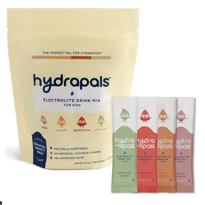 HydraPals Kids Electrolyte Drink Mix Variety Pack, 16 Hydration Powder Packets, 4 Flavors, No Artificial Dyes, Kosher OU Certified