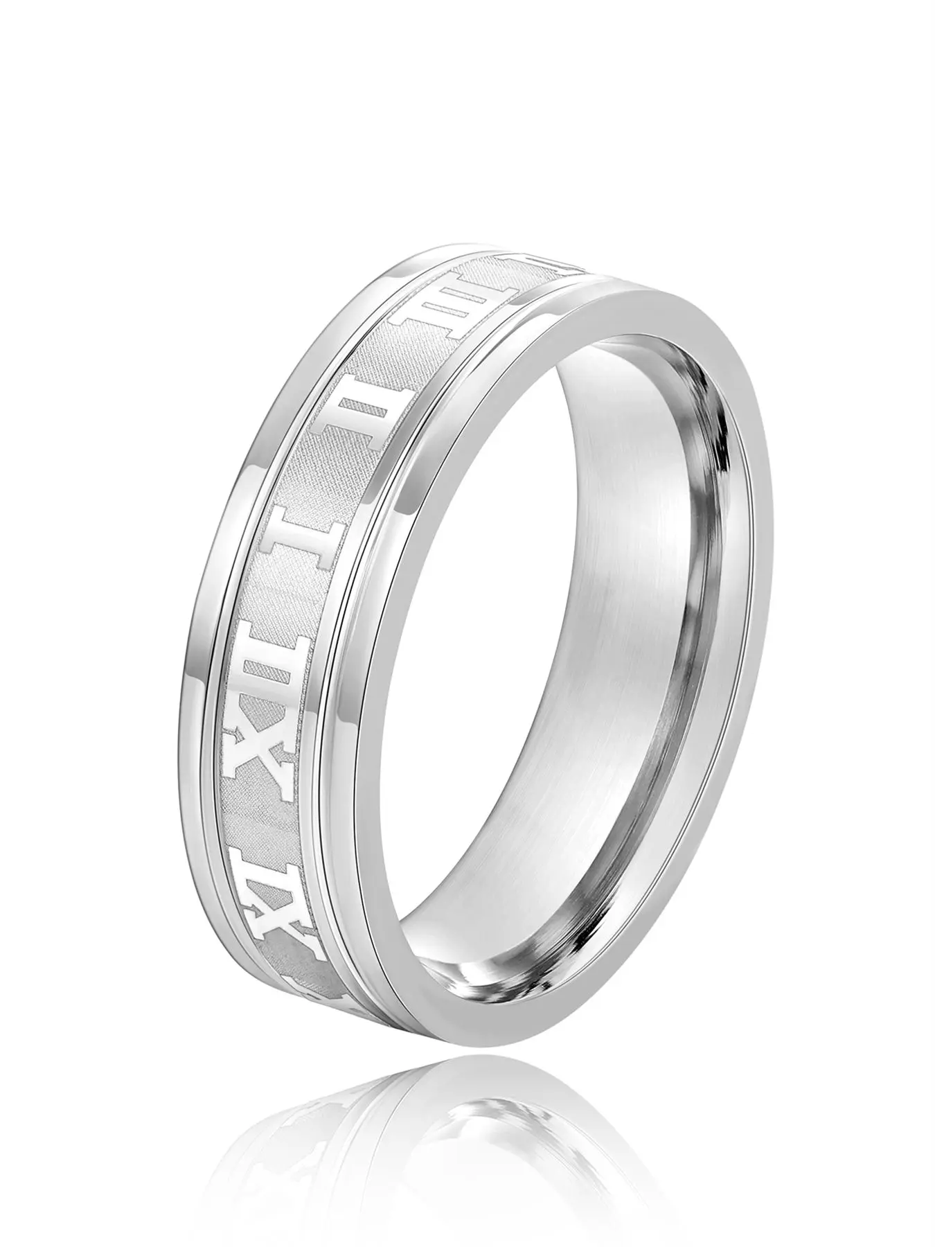 1 Pc Gorgeous Men's Stainless Steel Dad Engraved Ring, Signet Ring Band, Elegant Casual Ring for Men, Party Accessories, Jewelry Gift, Stainless Steel Rings