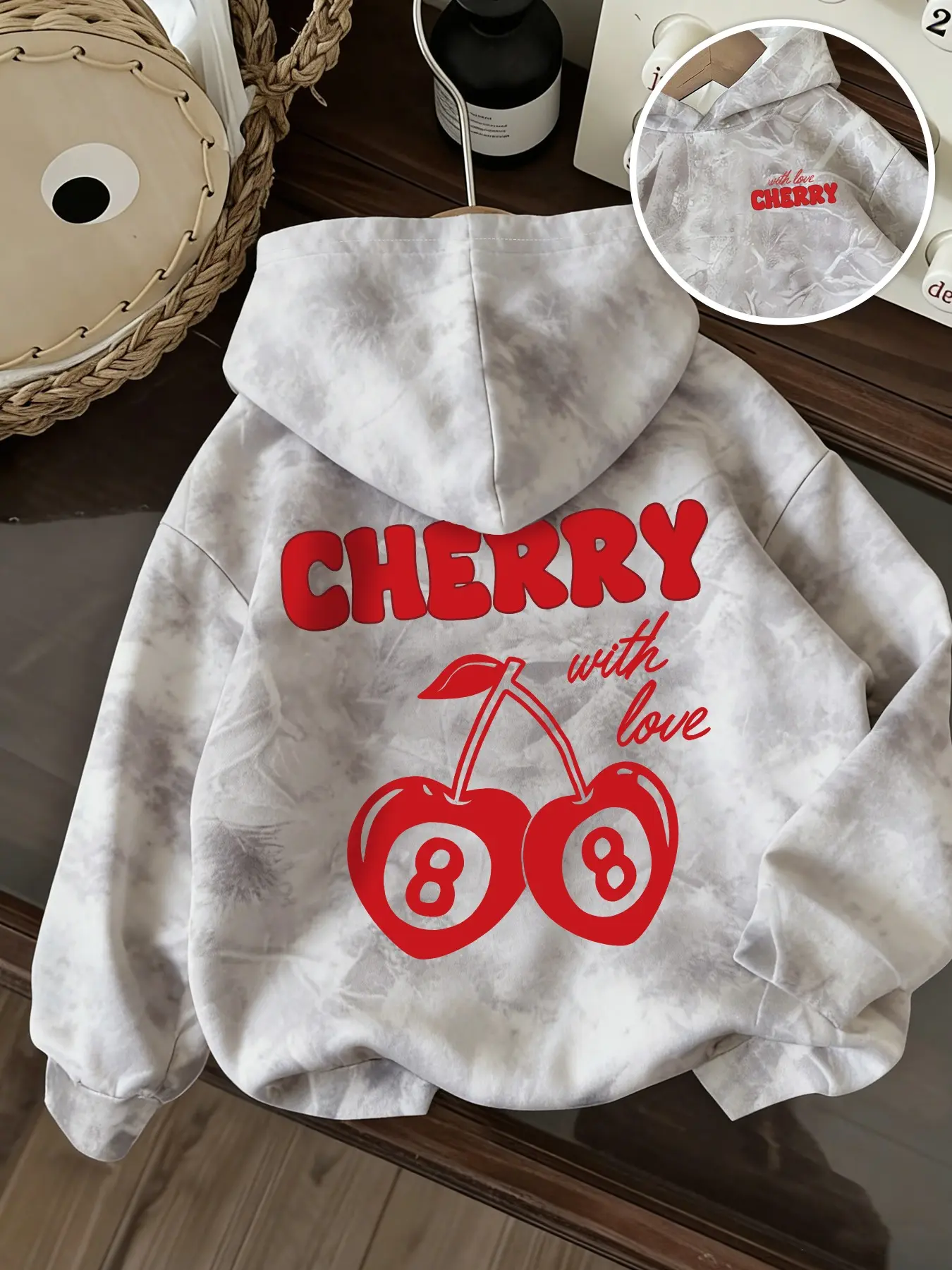 Homemade cherry hoodie - TikTok Shop