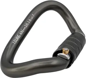 2 pcs Auto Locking Carabiner Clips Twist Lock for Camping Hiking Outdoor