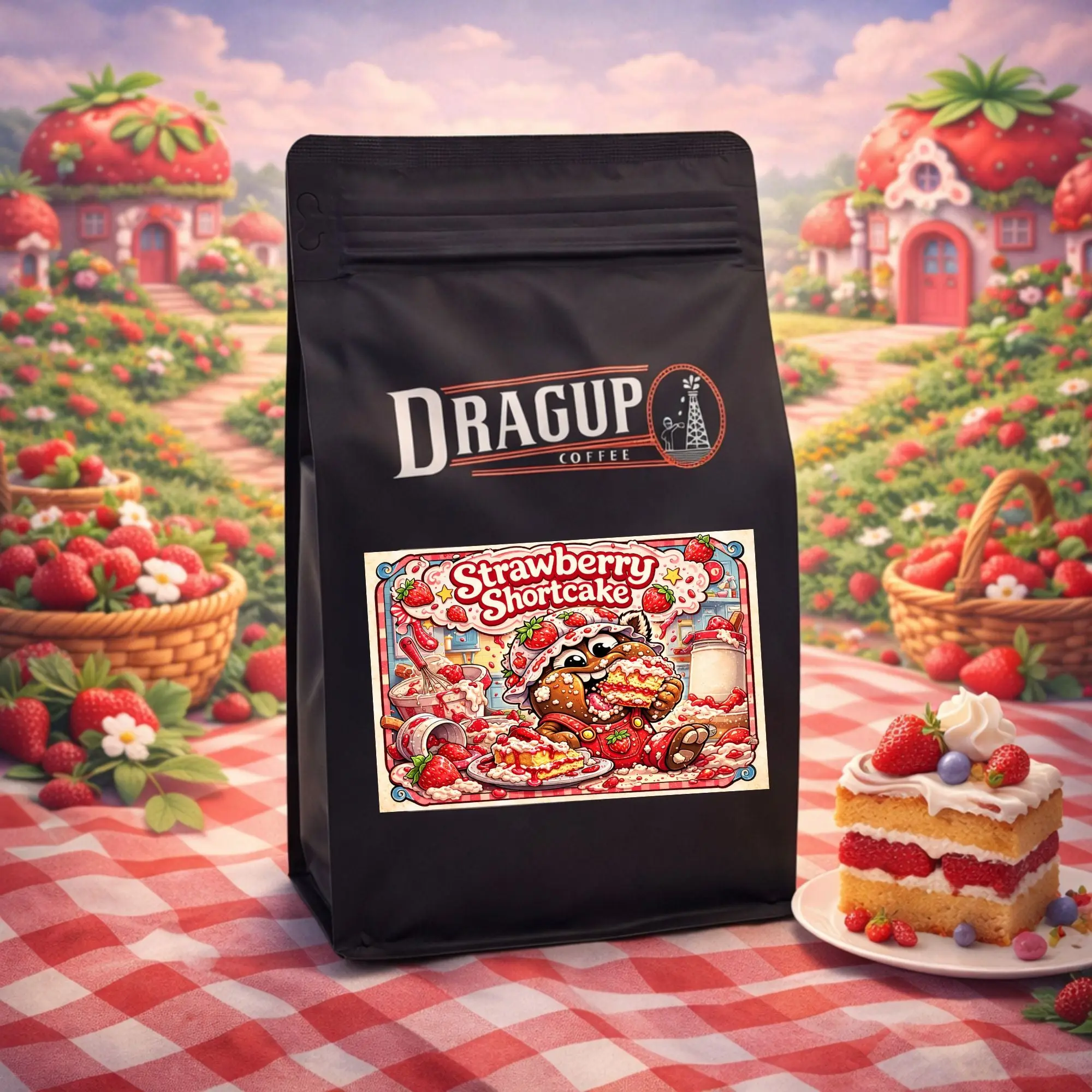 Drag Up Coffee Strawberry Shortcake Flavored Specialty Coffee