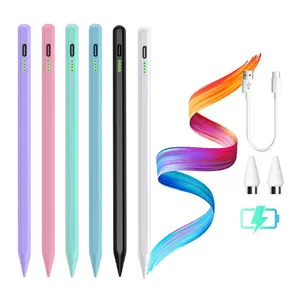 Stylus Pen for iPad,Magnetic Charging, with Tilt and Anti-Palm Touch,for iPad Pro 11/12.9/Gen/ iPad Air 5/4/3rd Gen/ iPad Mini 6/5 Gen,with 2 Nibs, White