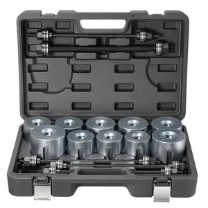 VEVOR 28 PCS Pull and Press Sleeve Kit, Steel Bush Bearing Removal and Installation Set, Bush Removal Insertion Sleeve Tools with Carrying Case, Multi - Vehicle Compatibility for LCV and HGV EnginesVEVOR Super Brand Day
