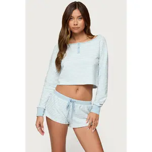 Margret Striped Long Sleeve Top