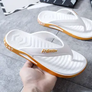 Women's Ultra-Soft Non-Slip Flip-Flops - Slip-On Thick Cushioned EVA/Rubber Sole Shoes, Comfort Indoor/Outdoor Beach Shoes for Women & Men, Home, Pool, Travel - White, Black, Blue, Golden, Pool Footwear, Minimalist Design, Durable Construction