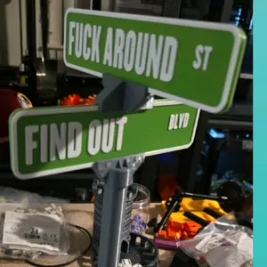 Customizable Mini Street Signs with Personalized Name Number - 8.5in for $15, 15in for $20 - Vintage Novelty Home Decor Plaque for Desk, Wall, Vintage Decor