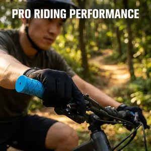 Mountain Bike Handlebars, Anti-Slip Standard Diameter 0.87 Inches, Suitable for Various Bikes, Shock Absorbing Bicycle Handlebars