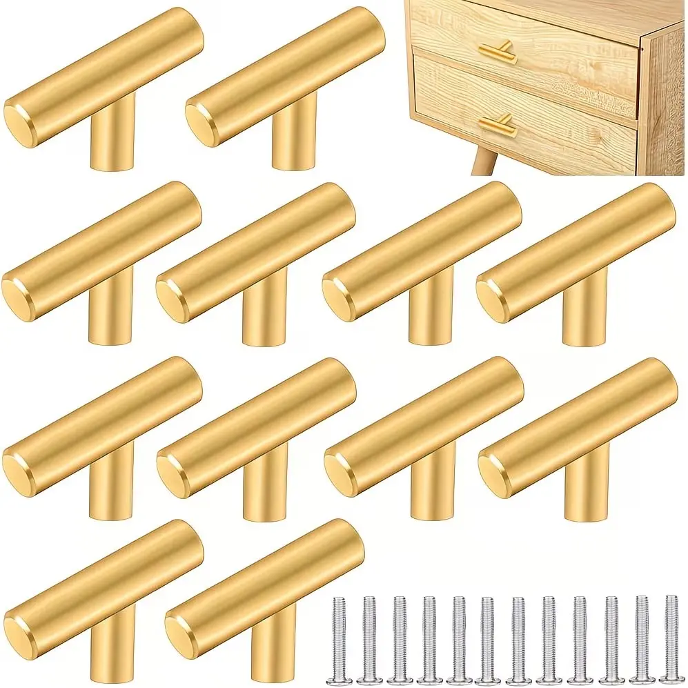 Modern Simple Cabinet Knobs and Pulls Set, Single Hole Door Handles Interior, 50mm Total Length, Suitable for Kitchen Cabinets, Drawers, Bedroom Furniture