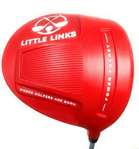 Little Links Big Swing Kids Golf Driver 1200cc Lightweight Durable Fun Learning Club for Young Beginners Includes Foam & Plastic Balls and 6 Tees