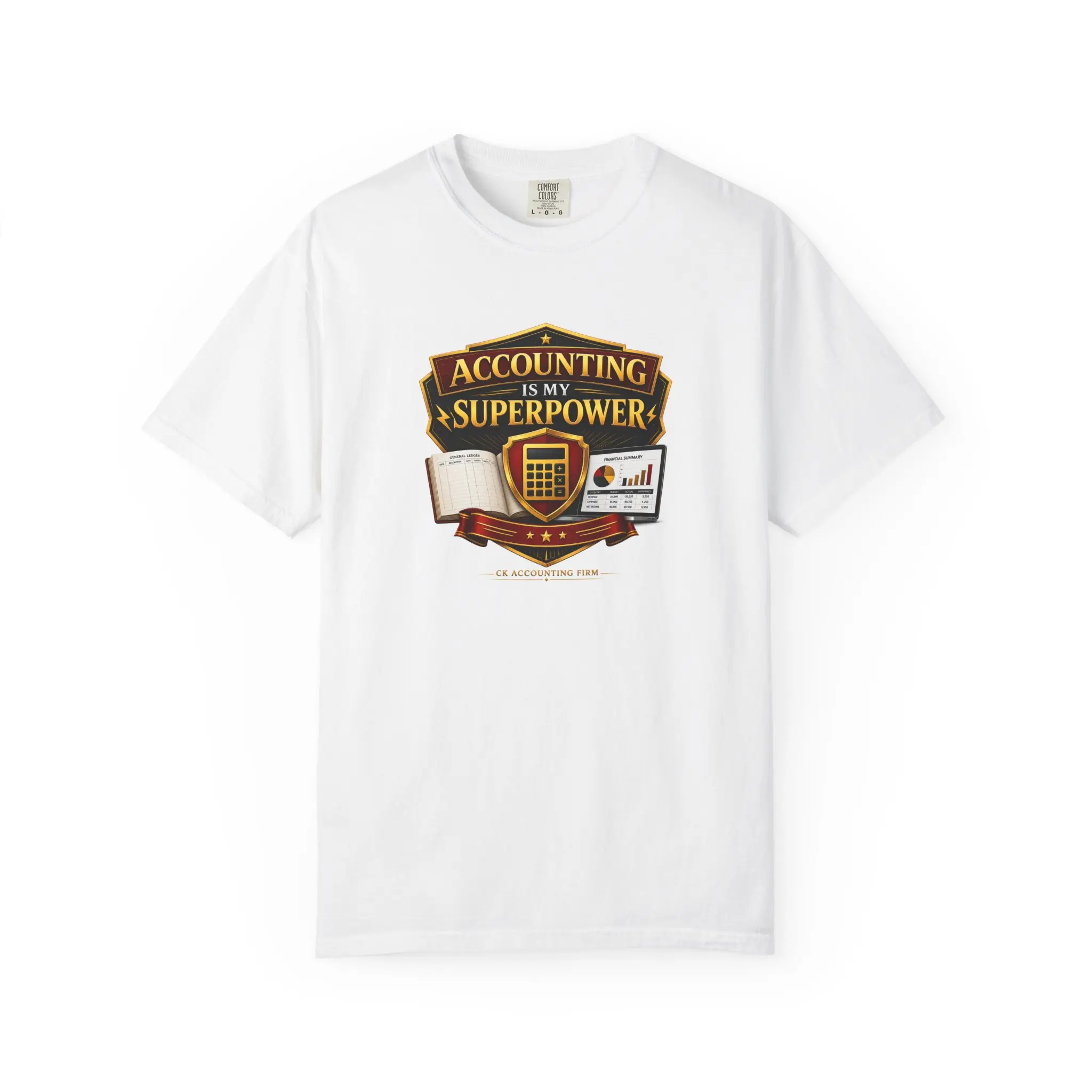 Accounting Is My Superpower T-Shirt | Accountant Graphic Tee by CK ACCOUNTING FIRM & LOVE