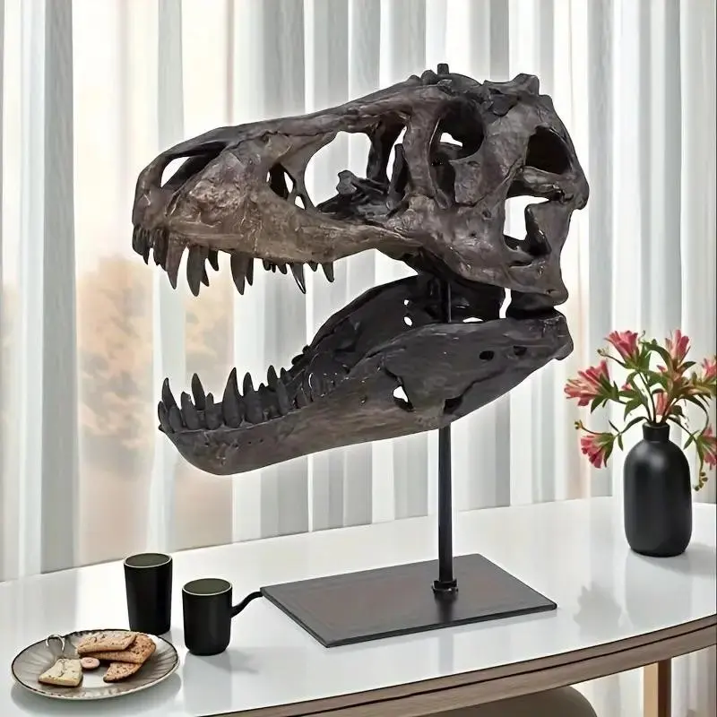 Father's Day or Graduation Gift – Museum-Grade T-Rex Skeleton Replica, Hand-Finished Weatherproof Resin with Realistic Texture, Indoor/Garden Decor for Dino Lovers, Prehistoric Centerpiece, Dinosaur Figurines