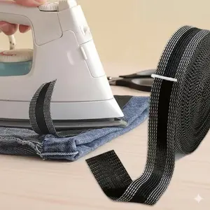 Adjustable Pant Length DIY Jeans Hemming Tool, Detachable Clothing Patch for Kids & Adults, Wash-Resistant Fabric Adhesive for Travel, Multi-Size Hem Tape for Clothing Repair and Alteration