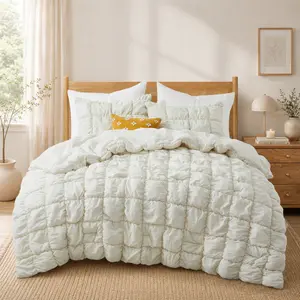 Deals For You Days | PEACE NEST Cloud Puff Comforter Set – Fluffy All Season Down Alternative Bedding, Cozy Princess Bed, Reversible Quilted Comforter Father's Day Gift