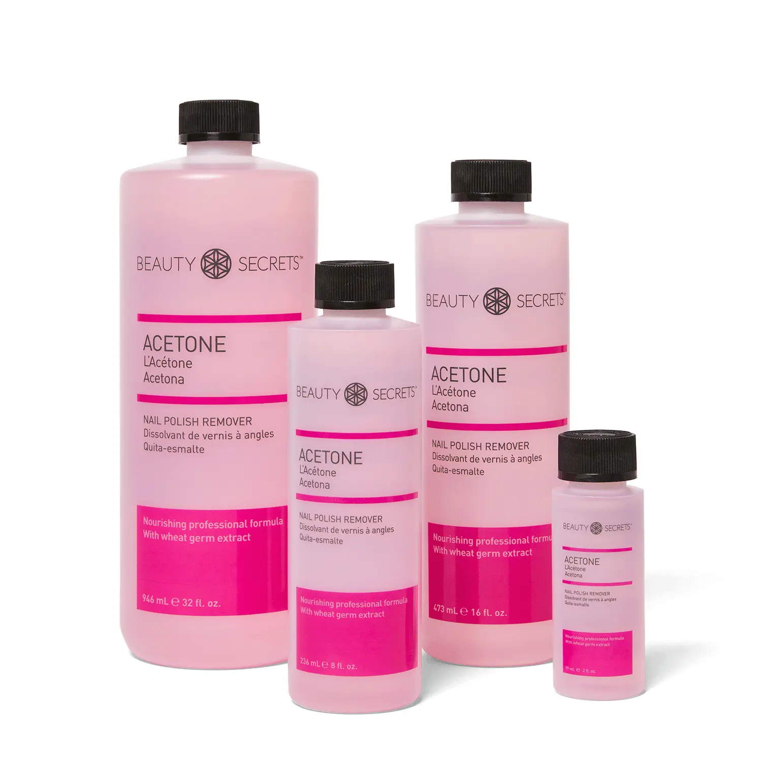 Beauty Secrets Acetone Nourishing Nail Polish Remover for Nail Care Beauty Secrets Acetone Nourishing Nail Polish Remover for Nail Care