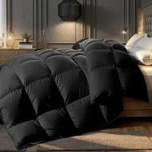 Premium Goose Down Comforter, Fluffy & Breathable All Season Bedding Duvet, Ultra Warm & Lightweight For Winter, Multi Colored Gifts Are Preferred