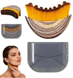 Lymph Outline Facial Scraper - A scraping brush for lymphatic drainage. Facial and Neck Massager - Helps reduce swelling, enhance firmness, shape the face, improve skin luster, and is waterproof. Men's and Women's Lymphatic Drainage Scrapers, Contour, Dai