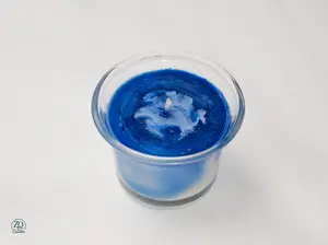 ZQ Tiny Candle – 4 oz Soy Wax – Deep Blue  Decor
