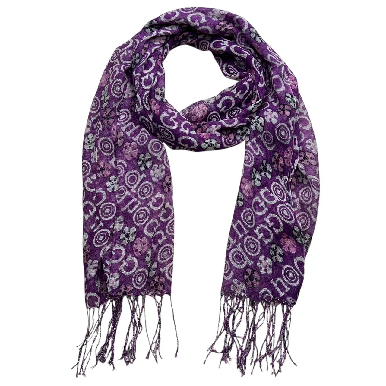 Free shipping; women's autumn scarf made from a comfortable cotton-polyester blend. Lightweight design—perfect for everyday wear, travel, the beach, parties, and holidays.