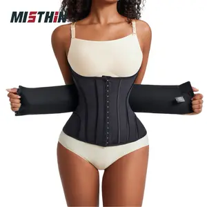 Belt Waist Cincher Ab Belt Tummy Control Body Shaper with Double Wrap & Detachable Belt WomenB Comfortable Fabrics Nylon Adjustable Multicolor Lady Festival Womenswear Lady Comfort Fabrics Womenswear Fits Sexy Waist Trainer