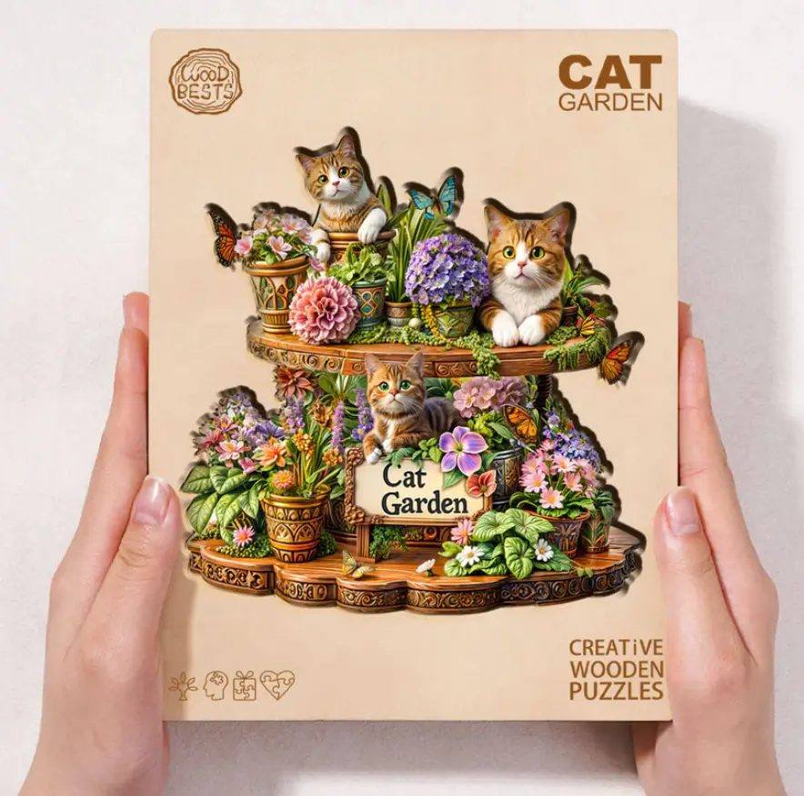 【clearance!!】Wooden Handmade Puzzles for Adults, Natural Material with Smooth Edges, Relaxing Hobby, Family Game, Puzzle Art Gift, Home Decor, Wooden Handmade Puzzle