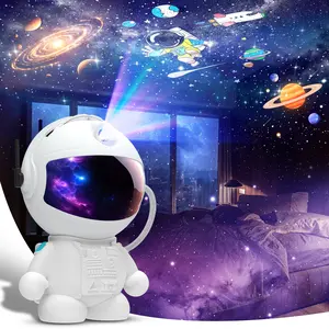 Astronaut Planetarium Galaxy Projector Night Light, Space Projector, Starry Sky Projection Lamp for Kids Bedroom Decor, Home Decoration Gift Idea