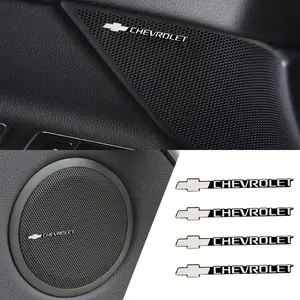 3D Car Audio Speaker Emblem Sticker Decoration, Compatible with Chevrolet Captiva Cruze Spark Colorado Malibu Trax Z71 Aveo Orlando
