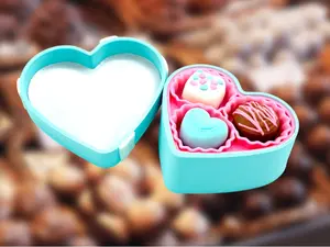 Transgender Pride Heart-Shaped Chocolate Box Fidget Clicker