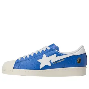adidas x A Bathing Ape Superstar Vintage 'Blue White' JR2702