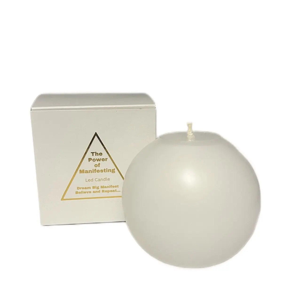 Color Changing Led Candle. Handmade White Artisanal Led Candle with Color Changing Sensor - Perfect for Gifts, Decoration and Ambiance Enhancement - Ornaments