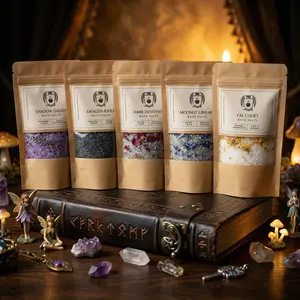 Fantasy BookTok Bath Salt Collection - Bookish Things, Booktrovert, Book Lover Gifts, BookTok Merch, Bath Soak Bundle