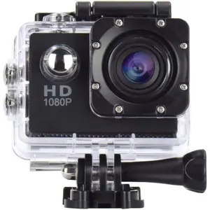 Action Camera, 1080P 12MP Sports Camera Full HD 2.0 Inch Action Cam 30m/98ft Underwater Waterproof Snorkel surf Camera with Wide-Angle Lens and Mounting Accessories Kit