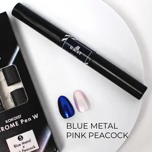Kokoist W Chrome Pen Blue Metal x Pink Peacock W 05